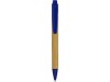 Ручка шариковая Borneo из бамбука, синий, черные чернила, арт. 10632201 фото 2 — Бизнес Презент
