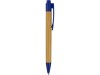 Ручка шариковая Borneo из бамбука, синий, черные чернила, арт. 10632201 фото 3 — Бизнес Презент