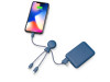 Портативное зарядное устройство BioPack c кабелем Mr. Bio, 5000 mAh, синий, арт. 965114 фото 4 — Бизнес Презент