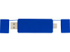 Mulan Двойной USB 2.0-хаб, синий, арт. 12425153 фото 2 — Бизнес Презент