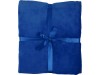 Плед флисовый Natty из переработанного пластика с новогодней биркой, синий, арт. 835842.1 фото 4 — Бизнес Презент