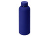 Вакуумная термобутылка Cask Waterline, soft touch, 500 мл, синий, арт. 813102 фото 1 — Бизнес Презент