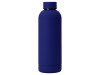 Вакуумная термобутылка Cask Waterline, soft touch, 500 мл, синий, арт. 813102 фото 3 — Бизнес Презент
