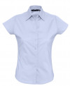 Рубашка женская с коротким рукавом Excess, голубая, арт. 17020219XS фото 1 — Бизнес Презент