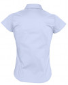 Рубашка женская с коротким рукавом Excess, голубая, арт. 17020219XS фото 2 — Бизнес Презент