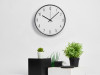 Пластиковые настенные часы  диаметр 30 см Carte blanche, черный, арт. 186238 фото 6 — Бизнес Презент
