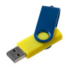Флешка Twist Color, желтая с синим, 16 Гб, арт. 7537.84.16Гб фото 1 — Бизнес Презент