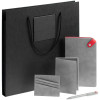 Набор Nubuk Grey, серый с красным, арт. 16533.15 фото 1 — Бизнес Презент