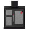 Набор Nubuk Grey, серый с красным, арт. 16533.15 фото 2 — Бизнес Презент