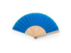 Веер CALESA с деревянными вставками и тканью из полиэстера, голубой, арт. PF3111S1242 фото 3 — Бизнес Презент
