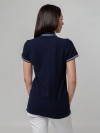 Рубашка поло женская Virma Stripes Lady, темно-синяя, арт. 11139.401 фото 6 — Бизнес Презент