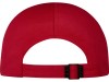Cerus 6-панельная кепка, красный, арт. 38684210 фото 3 — Бизнес Презент