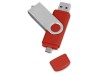 USB/micro USB-флешка 2.0 на 16 Гб Квебек OTG, красный, арт. 6201.01.16 фото 1 — Бизнес Презент