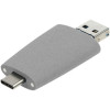 Флешка Pebble Universal, USB 3.0, серая, 64 Гб, арт. 15810.04 фото 4 — Бизнес Презент