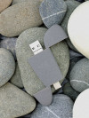 Флешка Pebble Universal, USB 3.0, серая, 64 Гб, арт. 15810.04 фото 11 — Бизнес Презент