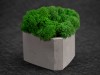 Кашпо бетонное со мхом (гама-маренго мох зеленый), QRONA, арт. 4500617 фото 6 — Бизнес Презент
