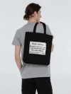 Холщовая сумка «Наводнение 1824», черная, арт. 71465.30 фото 3 — Бизнес Презент