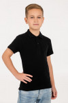 Рубашка поло детская Virma Kids, черная, арт. 11575.301 фото 4 — Бизнес Презент