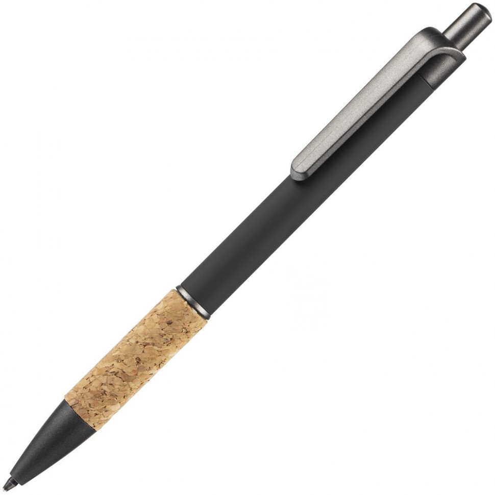 Ручка шариковая Cork, черная, арт. 15331.30 фото 1 — Бизнес Презент