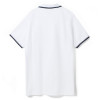 Рубашка поло мужская с контрастной отделкой Practice 270, белый/темно-синий, арт. 2502.601 фото 2 — Бизнес Презент