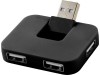 USB Hub Gaia на 4 порта, черный, арт. 12359800 фото 1 — Бизнес Презент