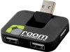 USB Hub Gaia на 4 порта, черный, арт. 12359800 фото 6 — Бизнес Презент
