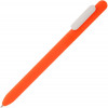 Ручка шариковая Swiper Soft Touch, неоново-оранжевая с белым, арт. 6969.62 фото 1 — Бизнес Презент