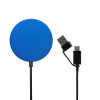 Магнитное зарядное устройство Cooper Rond, 15 Вт, синее, арт. 17715.40 фото 2 — Бизнес Презент