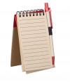 Блокнот на кольцах Eco Note с ручкой, красный, арт. 5596.50 фото 4 — Бизнес Презент