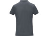 Женская стильная футболка поло с короткими рукавами Deimos, storm grey, арт. 3909582S фото 3 — Бизнес Презент