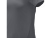 Женская стильная футболка поло с короткими рукавами Deimos, storm grey, арт. 3909582S фото 5 — Бизнес Презент