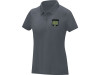 Женская стильная футболка поло с короткими рукавами Deimos, storm grey, арт. 3909582S фото 8 — Бизнес Презент