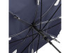 Зонт-трость Double silver, серебристый/черный, арт. 100079 фото 2 — Бизнес Презент