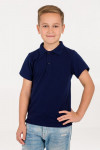 Рубашка поло детская Virma Kids, темно-синяя, арт. 11575.401 фото 4 — Бизнес Презент