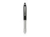 Ручка-стилус шариковая Xenon, черный/серебристый, синие чернила, арт. 10656300 фото 3 — Бизнес Презент
