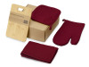 Подарочный набор с разделочной доской, фартуком, прихваткой, бордовый, арт. 700814.18 фото 1 — Бизнес Презент