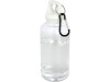 Бутылка для воды с карабином Oregon из переработанной пластмассы, 400 мл - Белый, арт. 10077801 фото 1 — Бизнес Презент