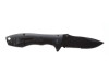 Нож складной Stinger, 80 мм (чёрный), материал рукояти: сталь/сандаловое дерево (коричневый), арт. 441161 фото 3 — Бизнес Презент