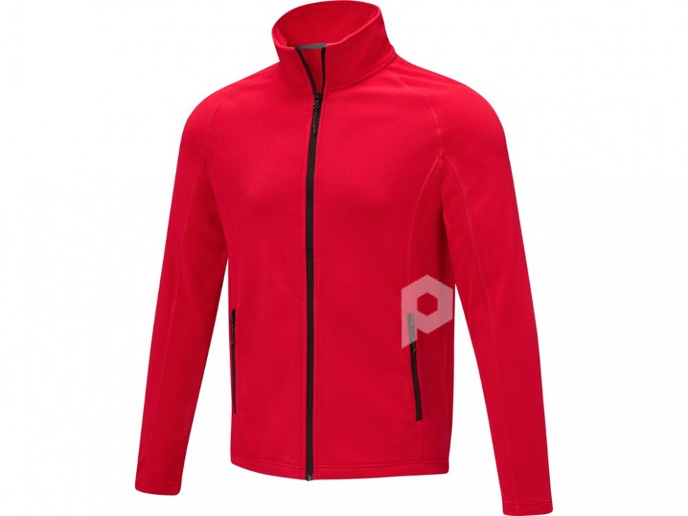 Мужская флисовая куртка Zelus, красный, арт. 39474213XL фото 1 — Бизнес Презент