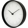 Часы настенные Lacky, белые с черным, арт. 17114.63 фото 2 — Бизнес Презент