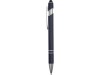Ручка металлическая soft-touch шариковая со стилусом Sway, темно-синий/серебристый, арт. 18381.02 фото 3 — Бизнес Презент