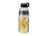 Бутылка спортивная Slice на 600 мл, черный/серый, арт. 10033100 фото 2 — Бизнес Презент