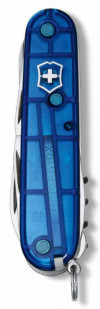 Офицерский нож Climber 91, прозрачный синий, арт. 5049.45 фото 2 — Бизнес Презент