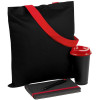 Набор Velours Bag, черный с красным, арт. 15205.35 фото 8 — Бизнес Презент