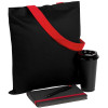 Набор Velours Bag, черный с красным, арт. 15205.35 фото 1 — Бизнес Презент