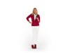 Куртка флисовая Nashville женская, красный/пепельно-серый, арт. 3148225S фото 2 — Бизнес Презент
