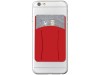Картхолдер для телефона с отверстием для пальца, красный, арт. 13427003 фото 1 — Бизнес Презент