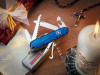Нож перочинный VICTORINOX Huntsman, 91 мм, 15 функций, полупрозрачный синий, арт. 601131 фото 2 — Бизнес Презент