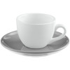 Чайная пара Cozy Morning, белая с серым, арт. 79134.61 фото 1 — Бизнес Презент