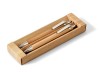 GREENY. Набор шариковой ручки и механического карандаша из бамбука, Натуральный, арт. 81162-160 фото 1 — Бизнес Презент